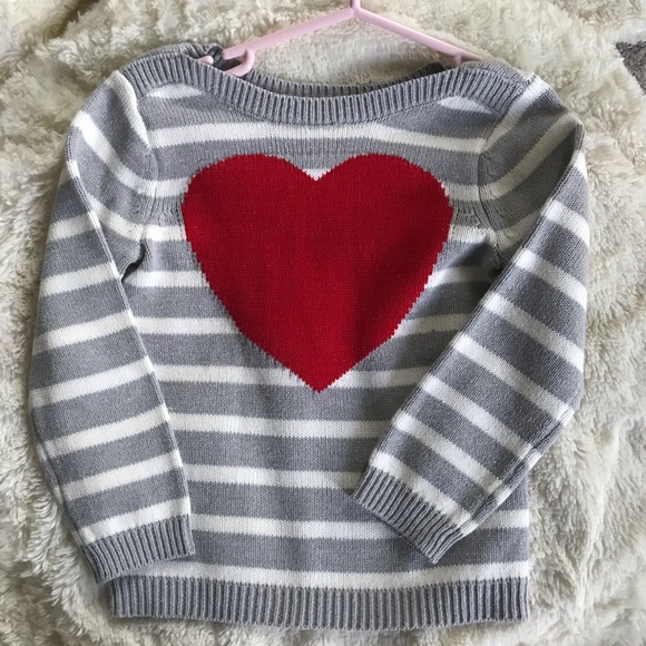 Crazy 8 Other - Good as new!  Crazy 8 Heart Sweater Size 3 T